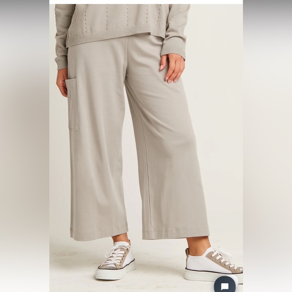 Planet By Lauren G Black Wide-Leg Pants - Picture 2 of 7